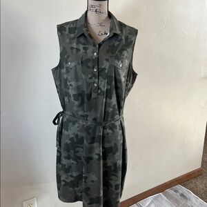 Eddie Bauer Camouflage Adventure Dress XL